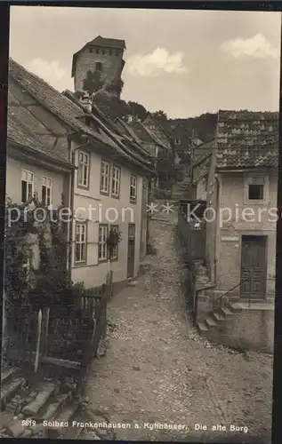 Bad Frankenhausen Die alte Burg Kat. Bad Frankenhausen