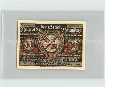 Naumburg Saale 50 Pf / Naumburg /Burgenlandkreis LKR