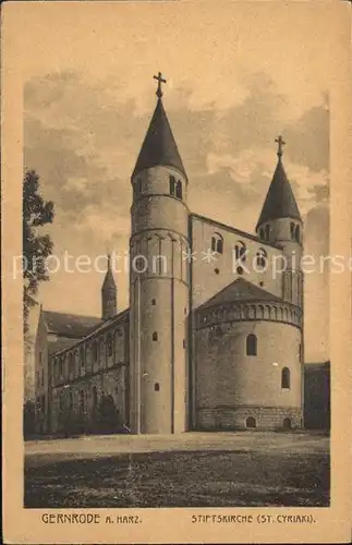 Gernrode Harz Stiftskirche Sankt Cyriaki Kat. Gernrode Harz