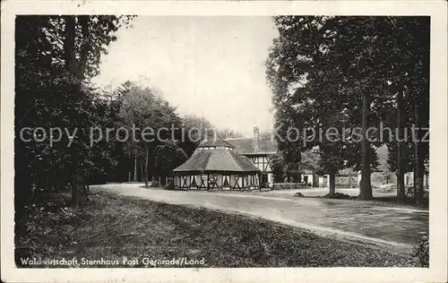 Gernrode Harz Waldwirtschaft Sternhaus Post Kat. Gernrode Harz