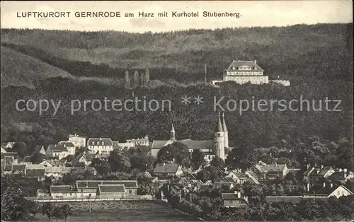 Gernrode Harz Kurhotel Stubenberg Stiftskirche Kat. Gernrode Harz