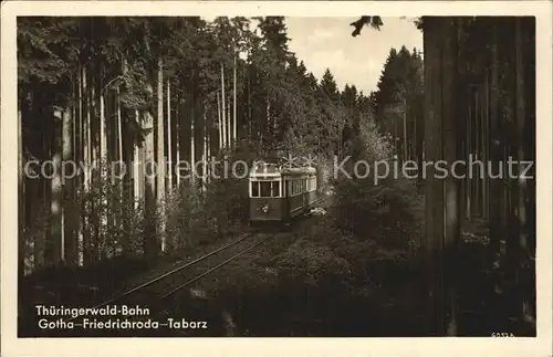 Thueringen Region Thueringerwald Bahn Gotha Friedrichroda Tabarz Kat. Erfurt