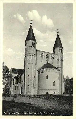 Gernrode Harz Stiftskirche Sankt Cyriaci Kat. Gernrode Harz