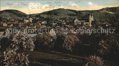 Gernrode Harz Panorama Kat. Gernrode Harz