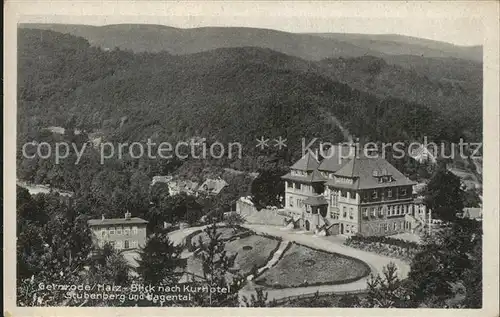 Gernrode Harz Kurhotel Stubenberg Hagental Kat. Gernrode Harz