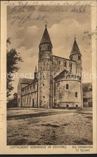 Gernrode Harz Stiftskirche Sankt Cyriaki Kat. Gernrode Harz