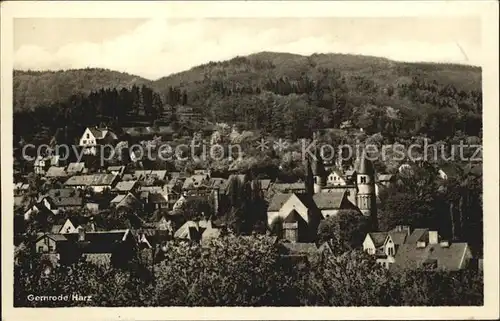 Gernrode Harz Panorama Kat. Gernrode Harz