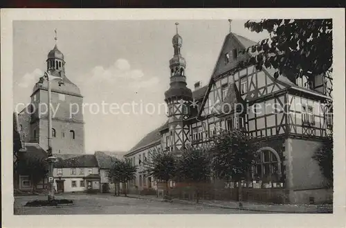 Harzgerode Marktplatz Kat. Harzgerode