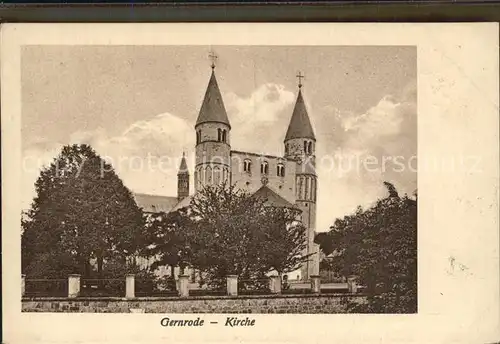 Gernrode Harz Stiftskirche Kat. Gernrode Harz