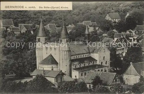 Gernrode Harz Stiftskirche Cyriaki Kat. Gernrode Harz