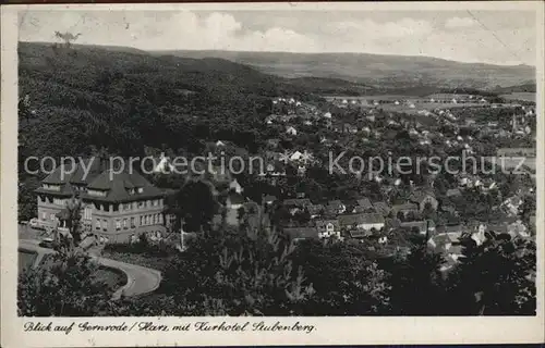 Gernrode Harz Kurhotel Stubenberg Kat. Gernrode Harz