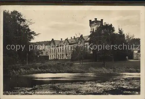 Friedrichroda Schloss Reinhardsbrunn Kavalierhaus Kat. Friedrichroda