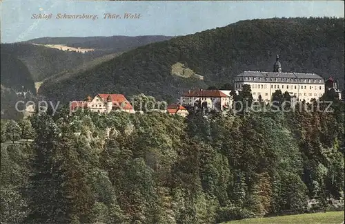 Schwarzburg Thueringer Wald Schloss Kat. Schwarzburg