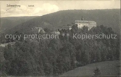 Schwarzburg Thueringer Wald Schloss Kat. Schwarzburg