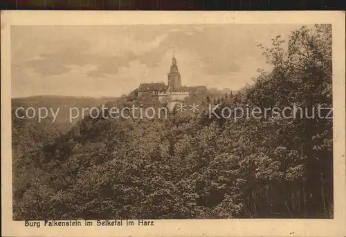 Gernrode Harz Burg Falkenstein Selketal Kat. Gernrode Harz