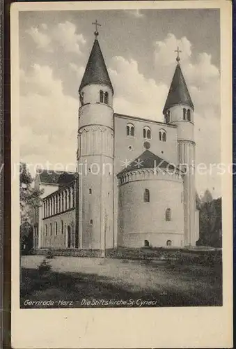 Gernrode Harz Stiftskirche Cyriaki Kat. Gernrode Harz