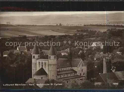 Gernrode Harz Stiftskirche Sankt Cyriaei Kat. Gernrode Harz