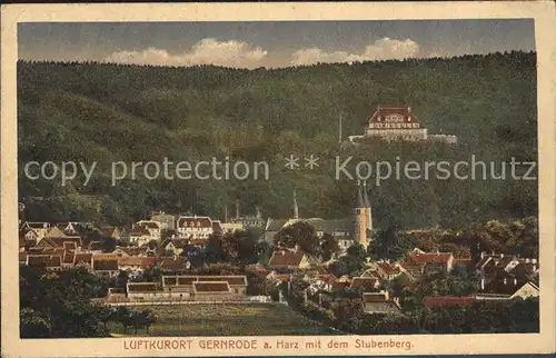 Gernrode Harz Stubenberg Kat. Gernrode Harz