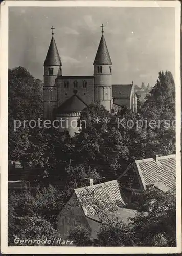 Gernrode Harz Stiftskirche  Kat. Gernrode Harz