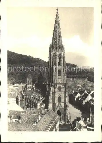 Foto Mueller Adolf Freiburg im Breisgau Muenster  Kat. Freiburg im Breisgau