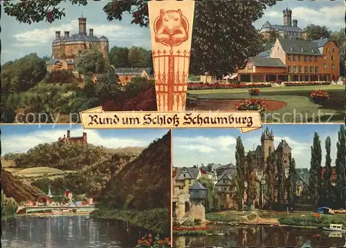 Schloss Schaumburg Balduinstein Waldecker Hof Diez Kat. Balduinstein