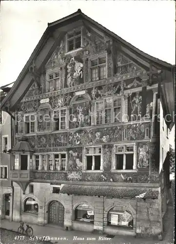 Schaffhausen Kanton Haus zum Ritter Kat. Schaffhausen