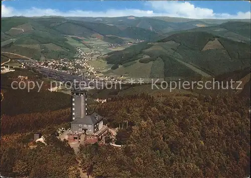 Hohe Bracht Aussichtsturm Dt Hochwildschutzparke Schulte Wrede  Kat. Lennestadt