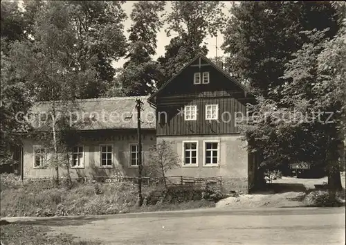 Berthelsdorf Sebnitz Konsum-Gaststaette Jagtbaude Hohwaldschaenke / Sebnitz /Saechsische Schweiz-Osterzgebirge LKR