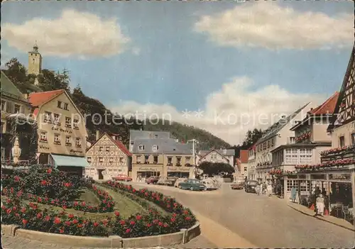 Bad Berneck Marktplatz Kat. Bad Berneck Fichtelgebirge