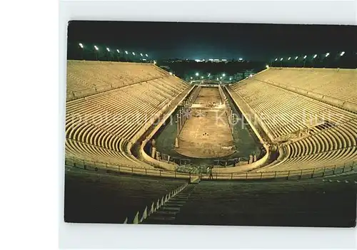 Athenes Athen Stadion bei Nacht Kat. Griechenland