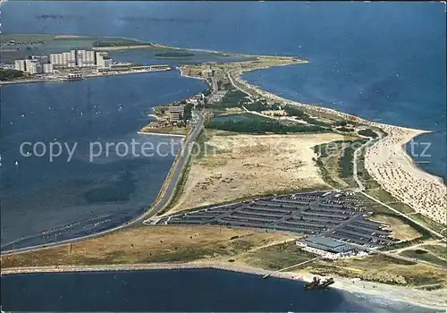 Heiligenhafen Ostseebad Binnensee Steinwarder Ferienzentrum Fliegeraufnahme Kat. Heiligenhafen