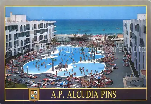Alcudia Mallorca Escudo de Oro Baleares AP Pins Kat. Spanien