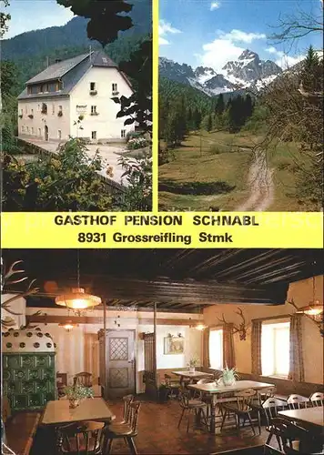 Grossreifling Steiermark Gasthof Pension Schnabl