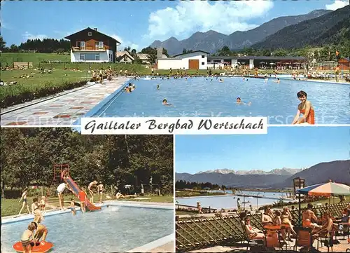 Wertschach Villach Gailtaler Bergbad Details Kat. Villach