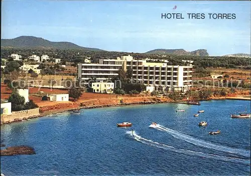 Santa Eulalia del Rio Hotel Tres Torres Fliegeraufnahme Kat. Ibiza Islas Baleares