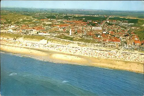 Egmond aan Zee Hotel Bellevue Strand Fliegeraufnahme Kat. Niederlande