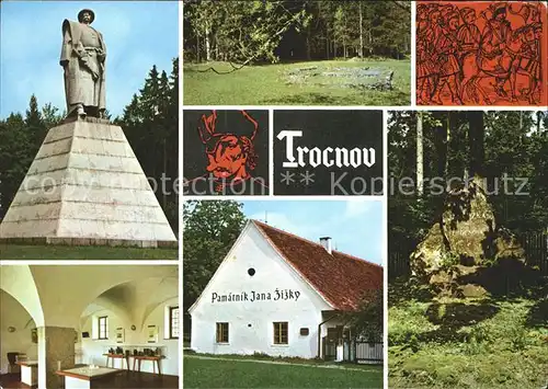 Tschechische Republik Trocnov Pomnik J Zizky Zaklady Zizkova dvorce  Kat. Tschechische Republik