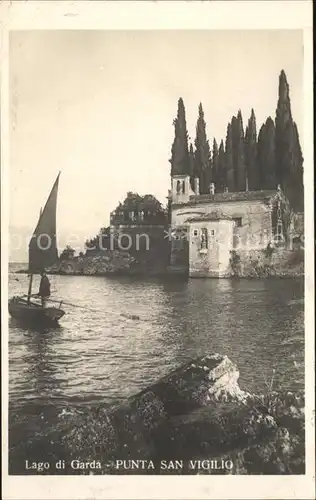 Lago di Garda Punta San Vigilio Kat. Italien