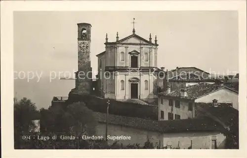 Gardone Riviera Lago di Garda Kirchenpartie Kat. Italien