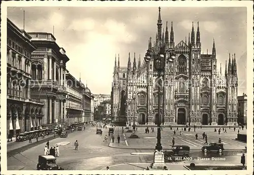 Milano Piazza Duomo Kat. Italien
