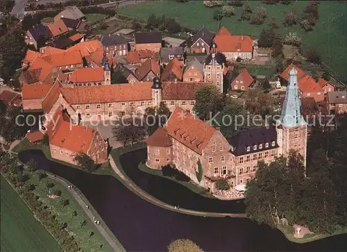 Westfalen Region Fliegeraufnahme Schloss Raesfeld im Muensterland Kat. Melle