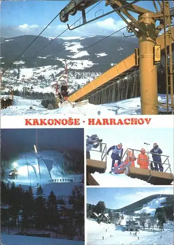 Krkonose Harrachov Sprungschanze Kat. Polen