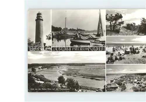 Prerow Ostseebad Leuchtturm Zeltplatz Strand / Darss /Nordvorpommern LKR