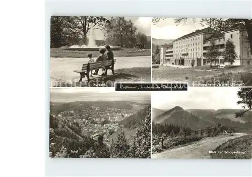 Friedrichsroda Kurpark Erholungsheim Walter Ulbricht Kat. Friedrichsroda