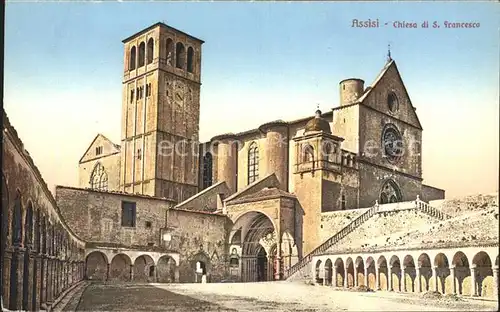 Assisi Umbria Chiesa di S Francesco Kat. Assisi