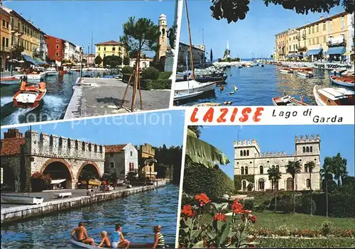 Lazise Lago di Garda Hafen Boote  Kat. Lazise