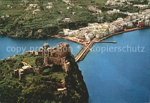 Ischia Castello Fliegeraufnahme Kat. 