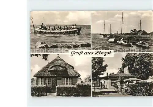 Zingst Ostseebad Boote Gaststaette Boot / Zingst Darss /Nordvorpommern LKR