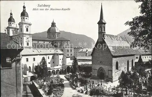 Salzburg Oesterreich Kirche vom Maximus Kapelle Kat. Salzburg