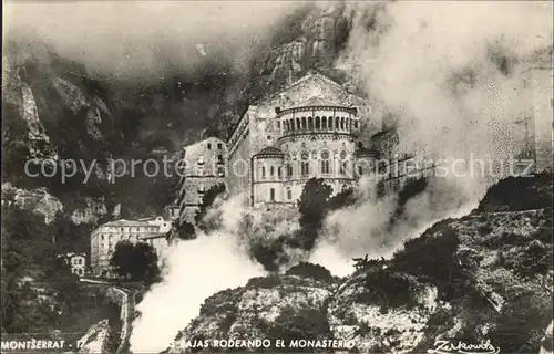 Montserrat Kloster Bajas Rodendo el Monasterio Kat. Spanien